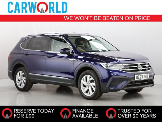 A 2023 VOLKSWAGEN TIGUAN ALLSPACE 1.5 TSI Life SUV 5dr Petrol DSG Euro 6 (s/s) (150 ps)