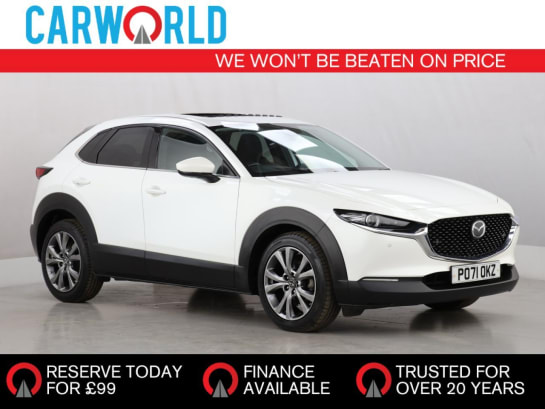 A 2021 MAZDA CX-30 2.0 e-SKYACTIV X MHEV Sport Lux SUV 5dr Petrol Manual Euro 6 (s/s) (186 ps)