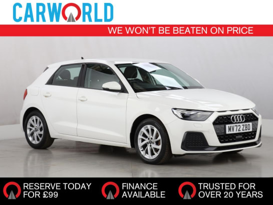 A 2022 AUDI A1 1.0 TFSI 25 Sport Sportback 5dr Petrol Manual Euro 6 (s/s) (95 ps)