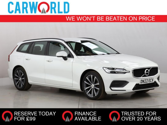 A 2022 VOLVO V60 2.0 B3 MHEV Momentum Estate 5dr Petrol Hybrid DCT Auto Euro 6 (s/s) (163 ps