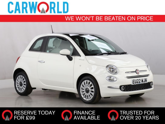 A 2022 FIAT 500 1.0 MHEV Dolcevita Hatchback 3dr Petrol Manual Euro 6 (s/s) (70 bhp)