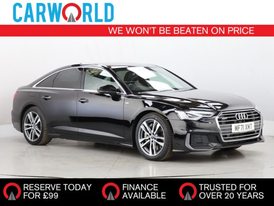 A 2021 AUDI A6 SALOON 2.0 TFSIe 50 S line Saloon 4dr Petrol Plug-in Hybrid S Tronic quattro Euro
