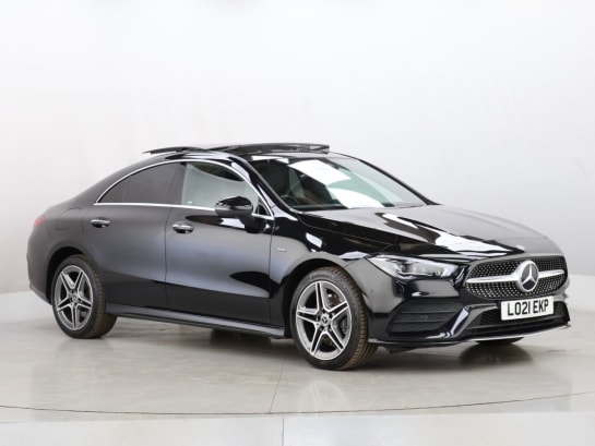 A null MERCEDES-BENZ CLA 1.3 CLA250e 15.6kWh AMG Line (Premium Plus) Coupe 4dr Petrol Plug-in Hybrid