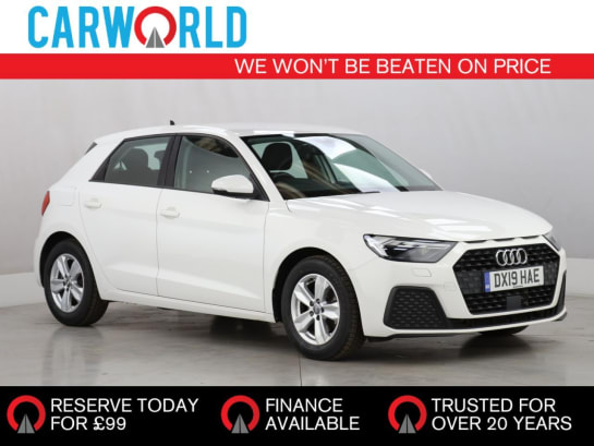 A 2019 AUDI A1 1.0 TFSI 30 SE Sportback 5dr Petrol Manual Euro 6 (s/s) (116 ps)