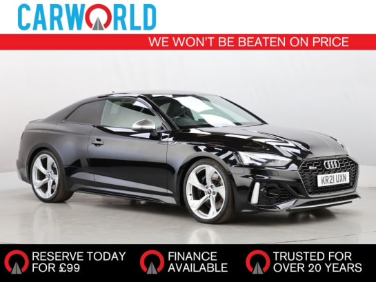 A 2021 AUDI RS5 2.9 TFSI V6 GPF Coupe 2dr Petrol Tiptronic quattro Euro 6 (s/s) (450 ps)