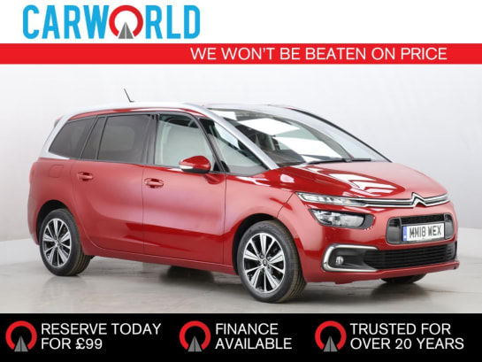 A 2018 CITROEN GRAND C4 PICASSO 1.6 BlueHDi Feel MPV 5dr Diesel EAT6 Euro 6 (s/s) (120 ps)