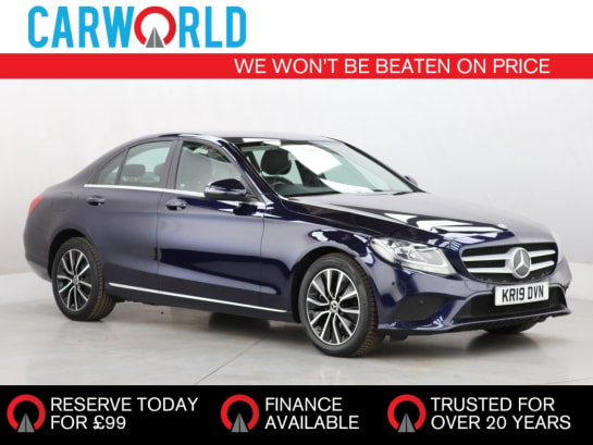 A 2019 MERCEDES-BENZ C CLASS 1.5 C200 MHEV EQ Boost SE Saloon 4dr Petrol G-Tronic+ Euro 6 (s/s) (198 ps)