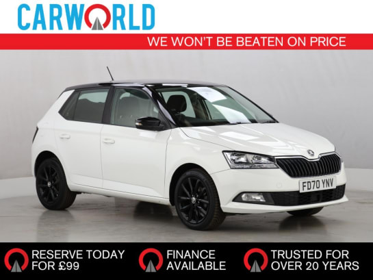 A 2020 SKODA FABIA 1.0 Colour Edition Hatchback 5dr Petrol Manual Euro 6 (s/s) (60 ps)