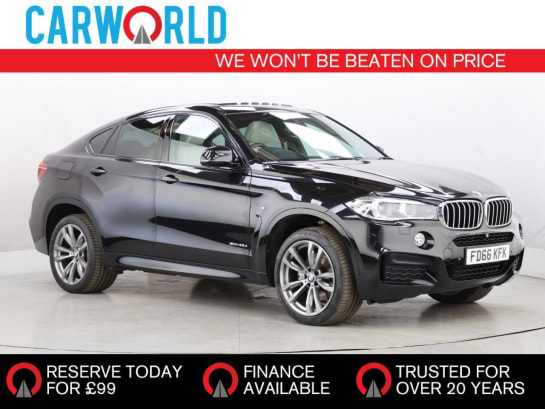 A 2016 BMW X6 3.0 40d M Sport SUV 5dr Diesel Auto xDrive Euro 6 (s/s) (313 ps)