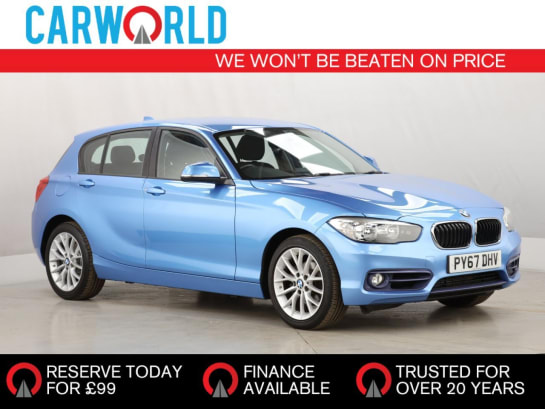 A 2018 BMW 1 SERIES 1.5 118i Sport Hatchback 5dr Petrol Auto Euro 6 (s/s) (136 ps)