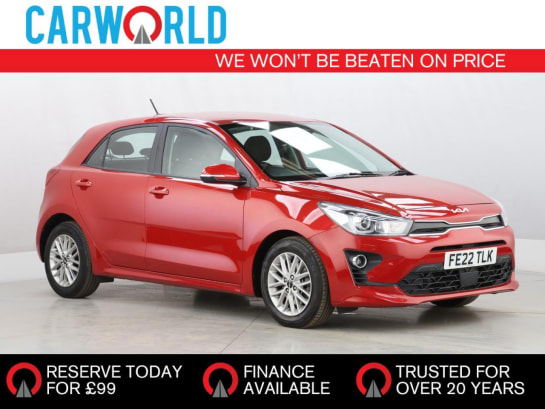 A 2022 KIA RIO 1.2 2 Hatchback 5dr Petrol Manual Euro 6 (s/s) (83 bhp)