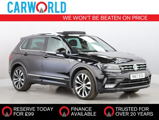 A 2017 VOLKSWAGEN TIGUAN 2.0 TDI BlueMotion Tech R-Line SUV 5dr Diesel Manual 4Motion Euro 6 (s/s) (
