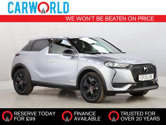 A 2021 DS AUTOMOBILES DS 3 1.2 PureTech Performance Line Crossback 5dr Petrol EAT8 Euro 6 (s/s) (130 p
