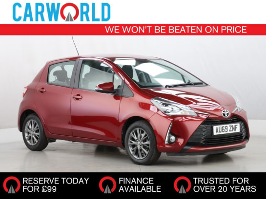 A 2019 TOYOTA YARIS 1.5 VVT-i Icon Hatchback 5dr Petrol Manual Euro 6 (111 ps)