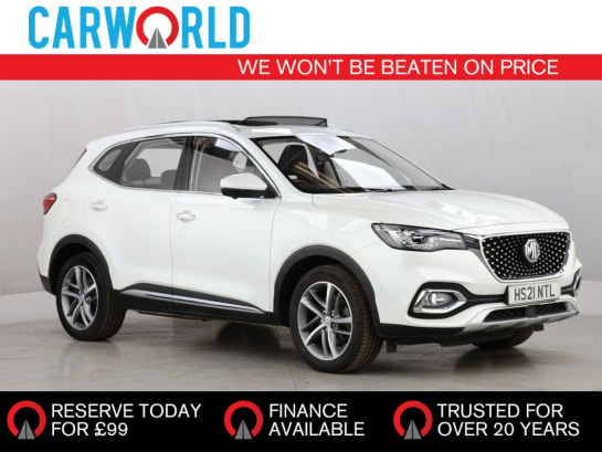 A 2021 MG MG HS 1.5 T-GDI 16.6kWh Exclusive SUV 5dr Petrol Plug-in Hybrid Auto Euro 6 (s/s)