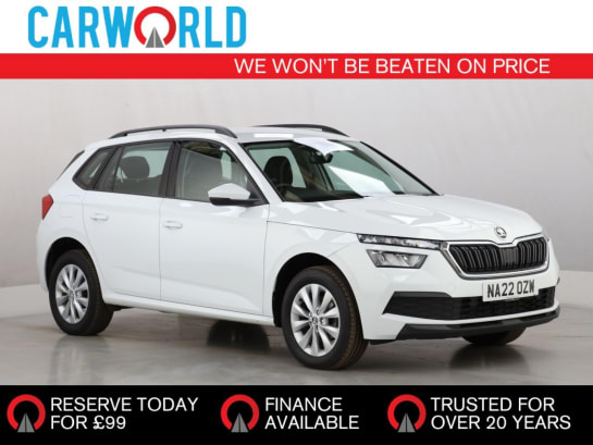 A 2022 SKODA KAMIQ 1.0 TSI S SUV 5dr Petrol Manual Euro 6 (s/s) (95 ps)