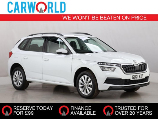 A 2021 SKODA KAMIQ 1.0 TSI S SUV 5dr Petrol Manual Euro 6 (s/s) (95 ps)