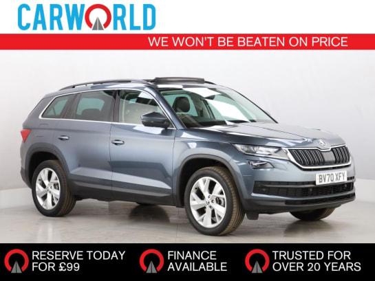A 2020 SKODA KODIAQ 1.5 TSI ACT SE L SUV 5dr Petrol DSG Euro 6 (s/s) (7 Seat) (150 ps)