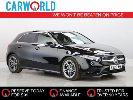 A 2020 MERCEDES-BENZ A CLASS 1.3 A200 AMG Line (Executive) Hatchback 5dr Petrol 7G-DCT Euro 6 (s/s) (163