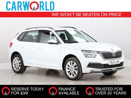 A 2023 SKODA KAMIQ 1.0 TSI SE SUV 5dr Petrol Manual Euro 6 (s/s) (95 ps)
