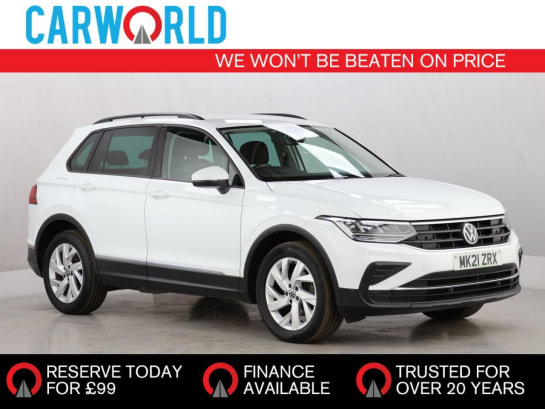 A 2021 VOLKSWAGEN TIGUAN 1.5 TSI Life SUV 5dr Petrol DSG Euro 6 (s/s) (150 ps)