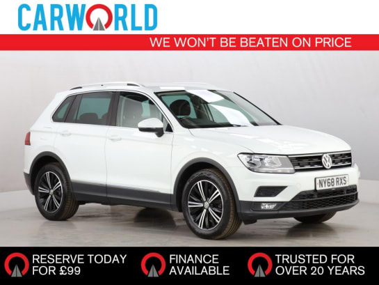 A 2019 VOLKSWAGEN TIGUAN 1.5 TSI EVO SE SUV 5dr Petrol Manual Euro 6 (s/s) (150 ps)