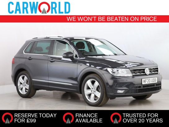 A 2020 VOLKSWAGEN TIGUAN 2.0 TDI Match SUV 5dr Diesel Manual Euro 6 (s/s) (150 ps)