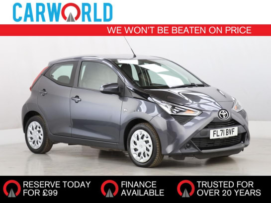 A 2021 TOYOTA AYGO 1.0 VVT-i x-play Hatchback 5dr Petrol Manual Euro 6 (s/s) (71 ps)