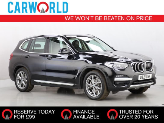 A 2021 BMW X3 2.0 30e 12kWh xLine SUV 5dr Petrol Plug-in Hybrid Auto xDrive Euro 6 (s/s)