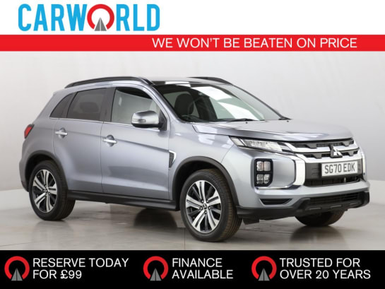 A 2020 MITSUBISHI ASX 2.0 MIVEC Exceed SUV 5dr Petrol Manual Euro 6 (s/s) (150 ps)