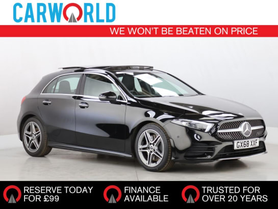 A 2018 MERCEDES-BENZ A CLASS 2.0 A250 AMG Line (Premium Plus) Hatchback 5dr Petrol 7G-DCT Euro 6 (s/s) (
