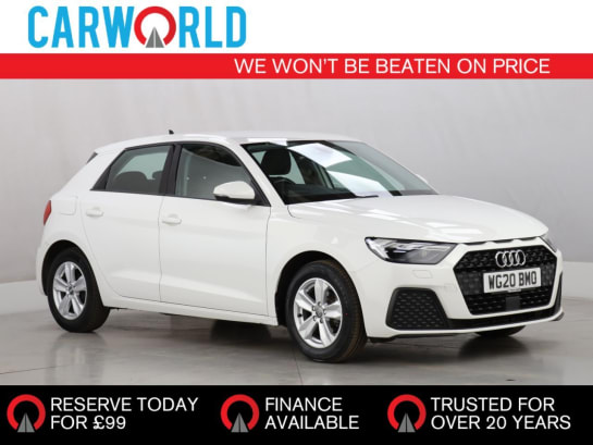 A 2020 AUDI A1 1.0 TFSI 25 Technik Sportback 5dr Petrol Manual Euro 6 (s/s) (95 ps)