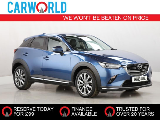 A 2019 MAZDA CX-3 2.0 SKYACTIV-G Sport Nav+ SUV 5dr Petrol Auto Euro 6 (s/s) (121 ps)