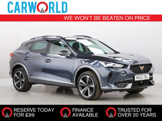 A 2022 CUPRA FORMENTOR 1.5 TSI V1 SUV 5dr Petrol DSG Euro 6 (s/s) (150 ps)