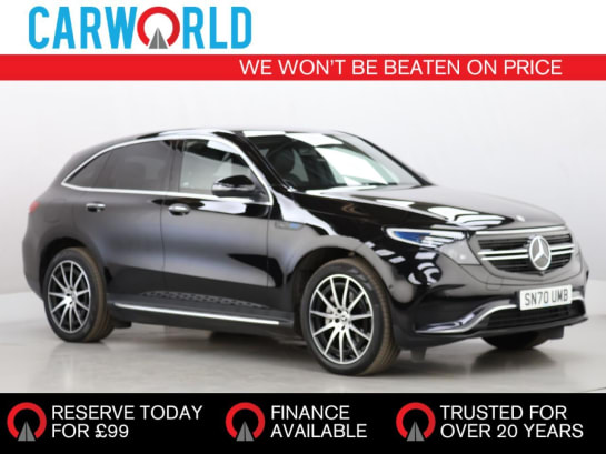 A 2020 MERCEDES-BENZ EQC EQC 400 80kWh AMG Line SUV 5dr Electric Auto 4MATIC (408 ps)