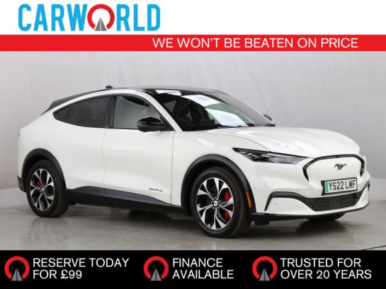 A 2022 FORD MUSTANG MACH-E Standard Range 70kWh SUV 5dr Electric Automatic AWD (269 ps)