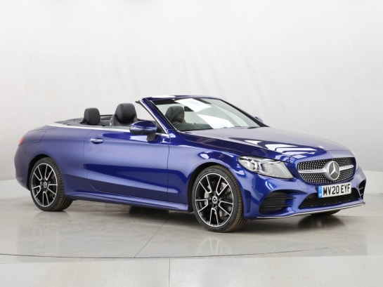 A 2020 MERCEDES-BENZ C CLASS 2.0 C300d AMG Line (Premium Plus) Cabriolet 2dr Diesel G-Tronic+ Euro 6 (s/