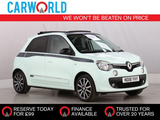 A 2018 RENAULT TWINGO 0.9 TCe ENERGY Iconic Hatchback 5dr Petrol Manual Euro 6 (s/s) (90 ps)