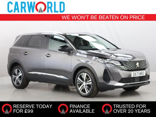 A 2021 PEUGEOT 5008 1.5 BlueHDi Allure SUV 5dr Diesel Manual Euro 6 (s/s) (130 ps)