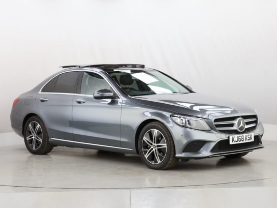 A 2019 MERCEDES-BENZ C CLASS 1.5 C200 MHEV EQ Boost Sport (Premium Plus) Saloon 4dr Petrol G-Tronic+ Eur