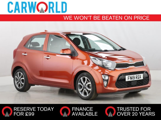 A 2019 KIA PICANTO 1.25 3 Hatchback 5dr Petrol Auto Euro 6 (83 bhp)