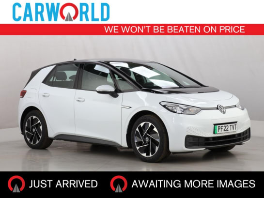 A 2022 VOLKSWAGEN ID3 Pro 58kWh Life Hatchback 5dr Electric Auto (145 ps)