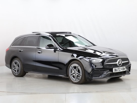 A 2022 MERCEDES-BENZ C CLASS 2.0 C300e 25.4kWh AMG Line (Premium Plus) Estate 5dr Petrol Plug-in Hybrid