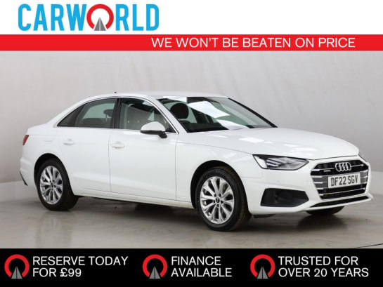 A 2022 AUDI A4 2.0 TFSI 35 Technik Saloon 4dr Petrol S Tronic Euro 6 (s/s) (150 ps)