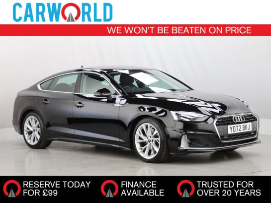 A 2022 AUDI A5 2.0 TFSI 35 Sport Sportback 5dr Petrol S Tronic Euro 6 (s/s) (150 ps)