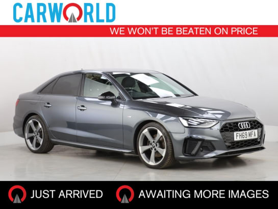 A 2020 AUDI A4 2.0 TFSI 35 Black Edition Saloon 4dr Petrol S Tronic Euro 6 (s/s) (150 ps)