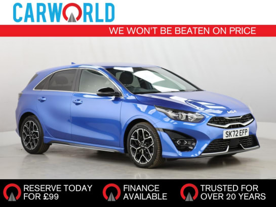 A 2022 KIA CEED 1.5 T-GDi GT-Line Hatchback 5dr Petrol Manual Euro 6 (s/s) (158 bhp)