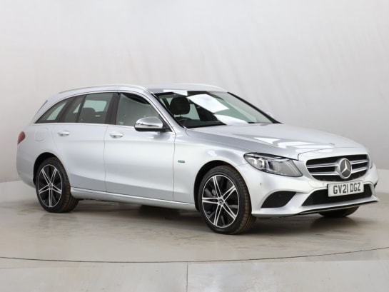 A 2021 MERCEDES-BENZ C CLASS 2.0 C300de 13.5kWh Sport Edition Estate 5dr Diesel Plug-in Hybrid G-Tronic+