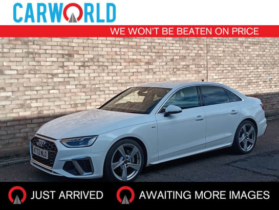 A 2022 AUDI A4 2.0 TFSI 40 S line Saloon 4dr Petrol S Tronic Euro 6 (s/s) (204 ps)