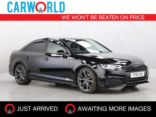 A 2018 AUDI A4 1.4 TFSI Black Edition Saloon 4dr Petrol S Tronic Euro 6 (s/s) (150 ps)